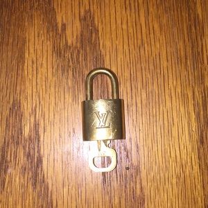 Authentic Louis Vuitton lock and key